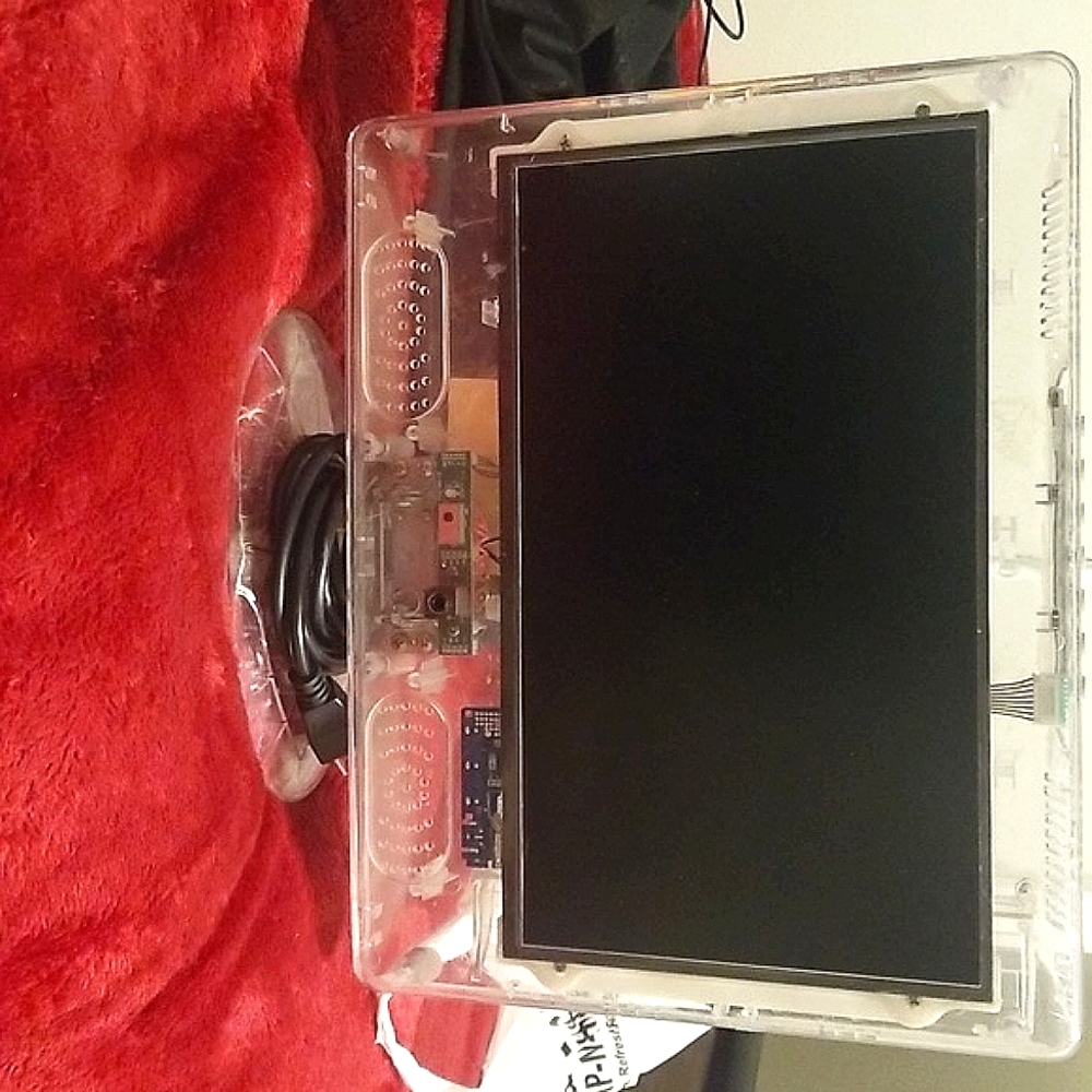 Clear 13 inch t.v.